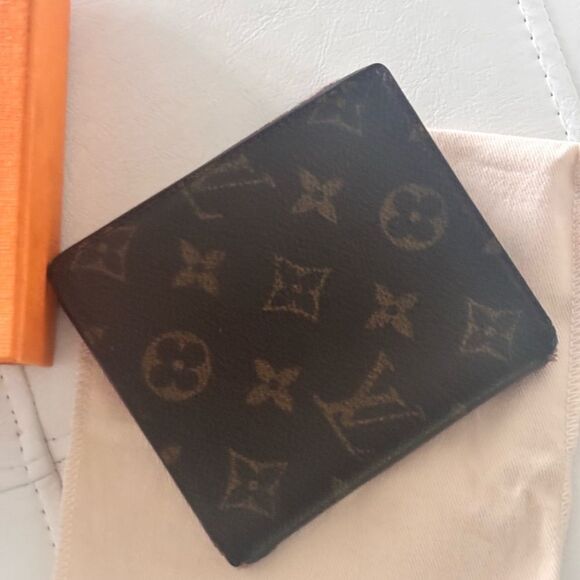 Authentic Vintage Louis Vuitton Men’s Monogram Wallet COA dust bag,original box. - Picture 5 of 12